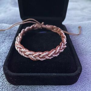 Braided Tan Bracelet